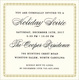 Poinsettia Glittered Die-cut Frame Invitations Image 2 of 2